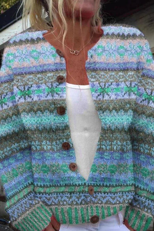 Lotte - Modrý severský svetr