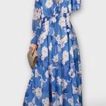 Maxi šaty s květinovým vzorem