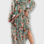 Maxi šaty s květinovým vzorem