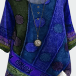 Měkké tričko s uměleckým motivem