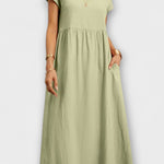 Minimekko s bočními kapsami