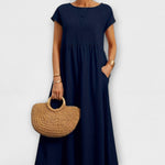 Minimekko s bočními kapsami