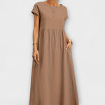 Minimekko s bočními kapsami