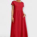 Minimekko s bočními kapsami