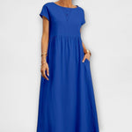 Minimekko s bočními kapsami