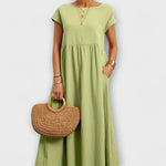 Minimekko s bočními kapsami