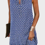 Minimekko s šňůrkovým límcem