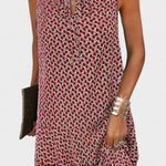 Minimekko s šňůrkovým límcem