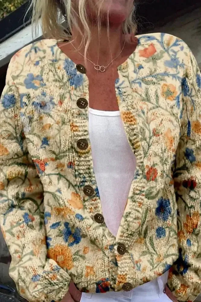 Ophelia – Stylový vyšívaný cardigan