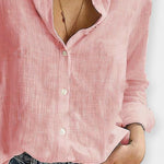 Příjemná lněná košile