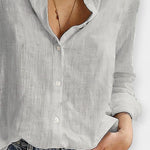 Příjemná lněná košile