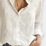 Příjemná lněná košile