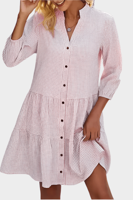 Pruhované letní šaty