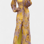 Quintessa™ | Barevné Plisované Maxi