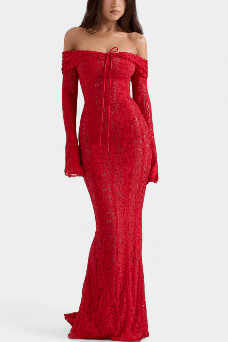 Rosalie™ | Stylové šaty s odhalenými rameny