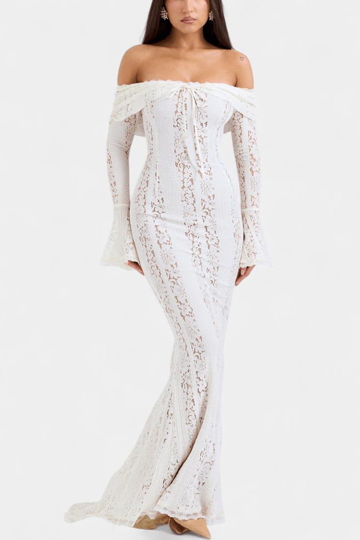 Rosalie™ | Stylové šaty s odhalenými rameny