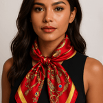 Rossana-huivi (100 % hedvábí - 68 cm)