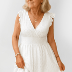 Šaty s volánkovým pasem