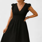 Šaty s volánkovým pasem