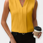 Stylový top bez rukávů