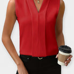 Stylový top bez rukávů