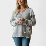 Thea™ Květinový Svetr