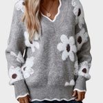 Thea™ Květinový Svetr