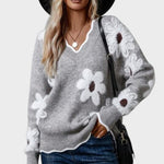 Thea™ Květinový Svetr