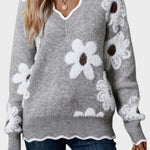 Thea™ Květinový Svetr