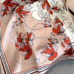 Theresa-huivi (100% hedvábí - 68 cm)