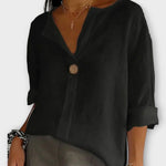 V-krční Knoflíková Tréninková Košile