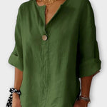 V-krční Knoflíková Tréninková Košile